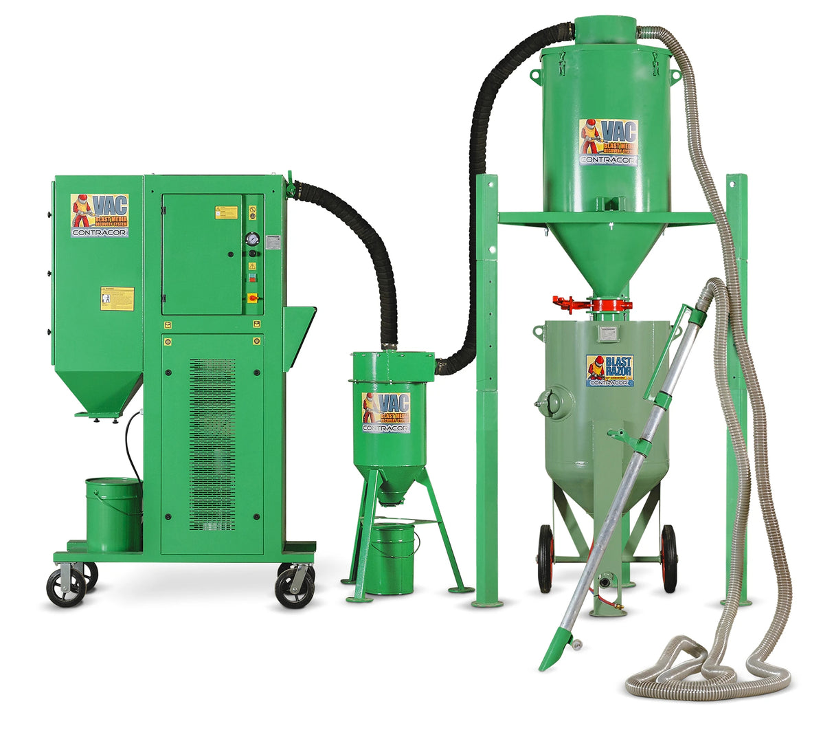 Contracor VAC-7 Strahlmittel Rückgewinnungssystem