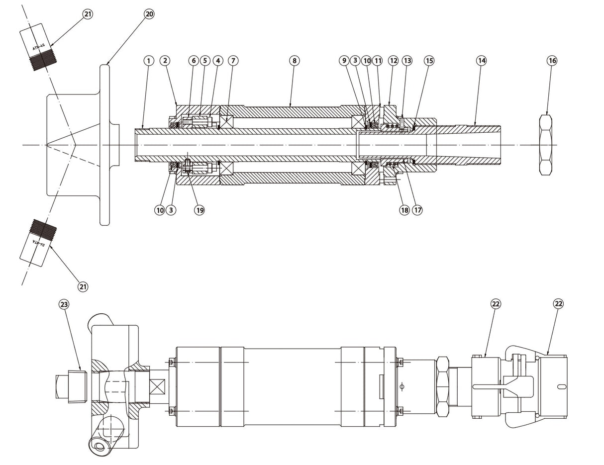 PanBlast Tornado Pijpenstraler Tekening